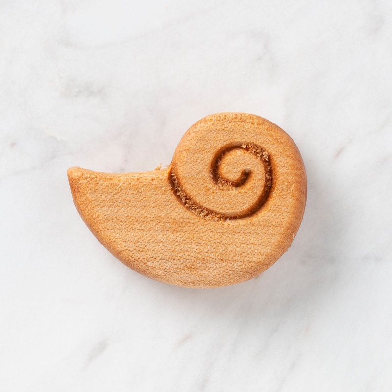 Hobi Baby Snail Shaped Organic Wooden Bead – FB001