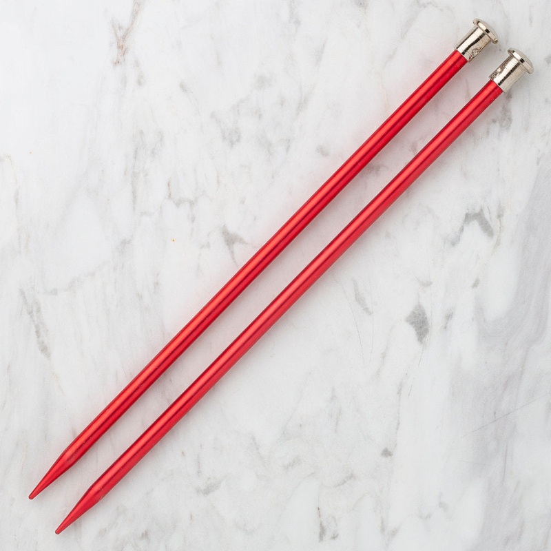 Kartopu 7 mm 25 cm Knitting Needles for Kid, Red