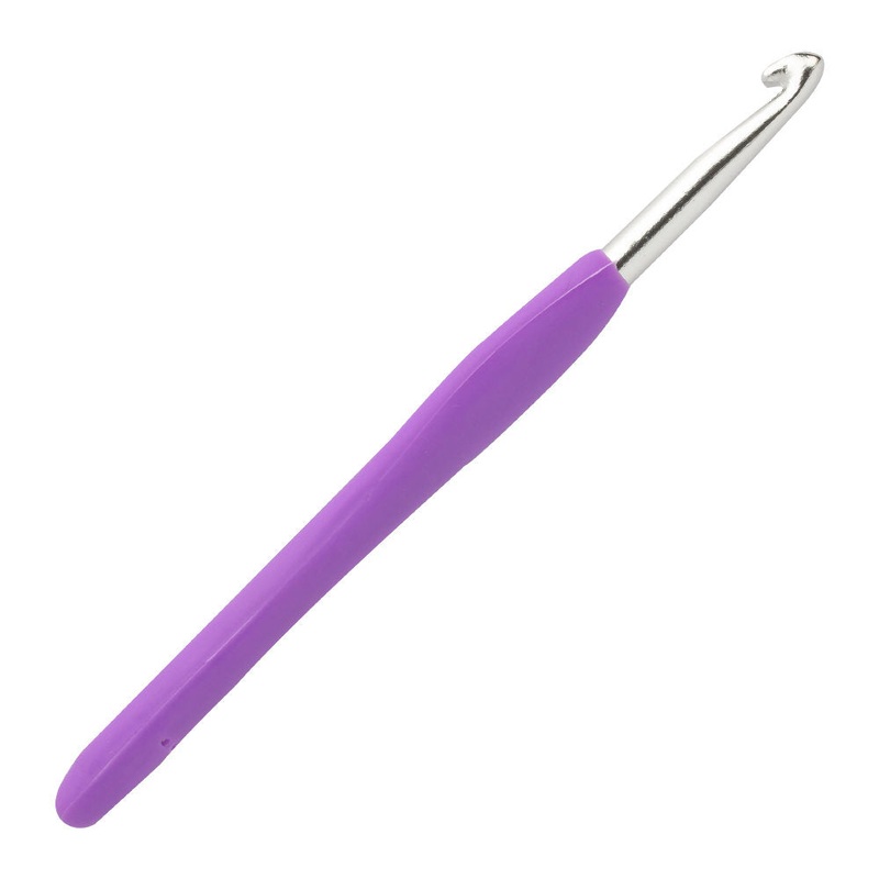 Loren 6 mm Soft Handled Crochet Hook, Purple