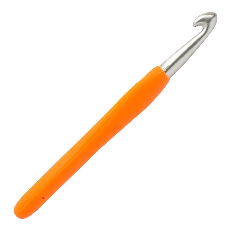 Loren 9 mm Soft Handled Crochet Hook, Orange