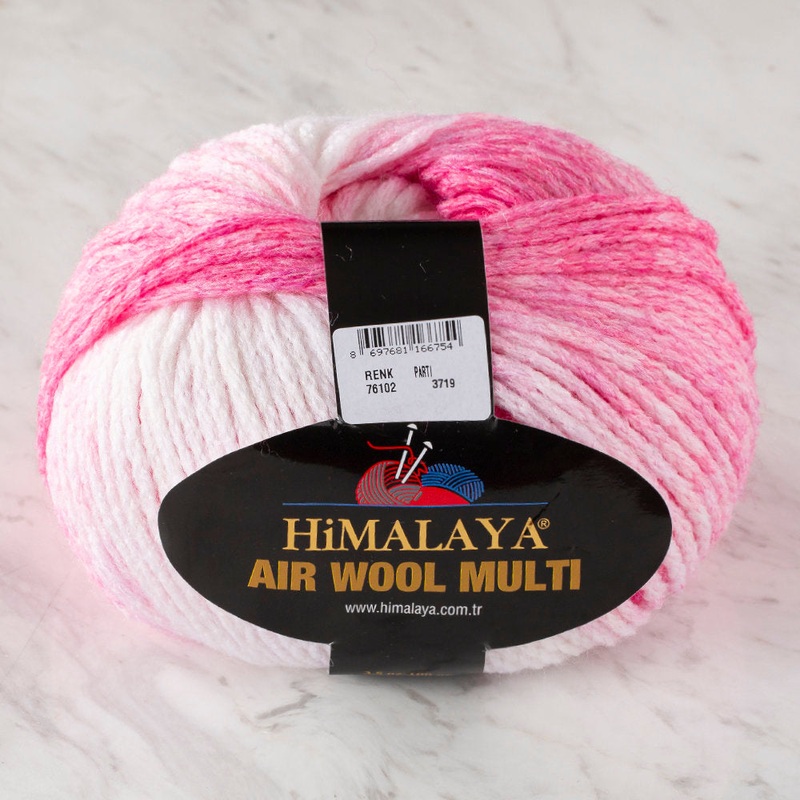 Himalaya Air Wool Multi Yarn, Variegated – 76102