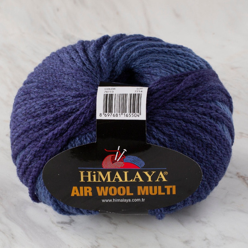Himalaya Air Wool Multi Yarn, Variegated – 76113