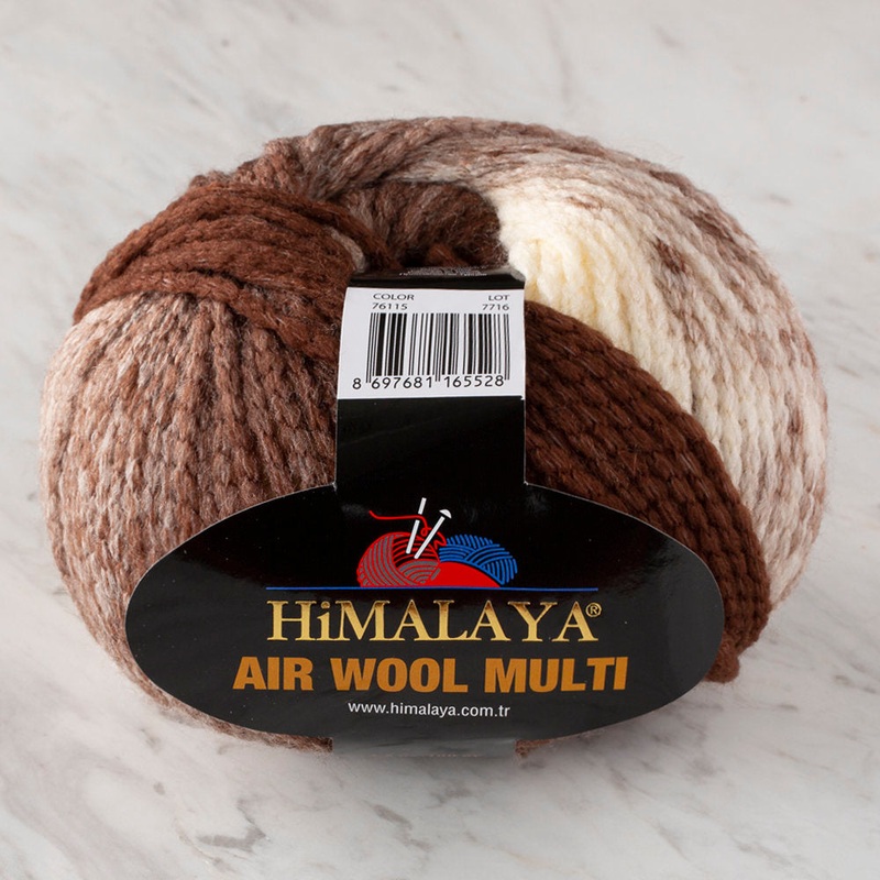 Himalaya Air Wool Multi Yarn, Variegated – 76115
