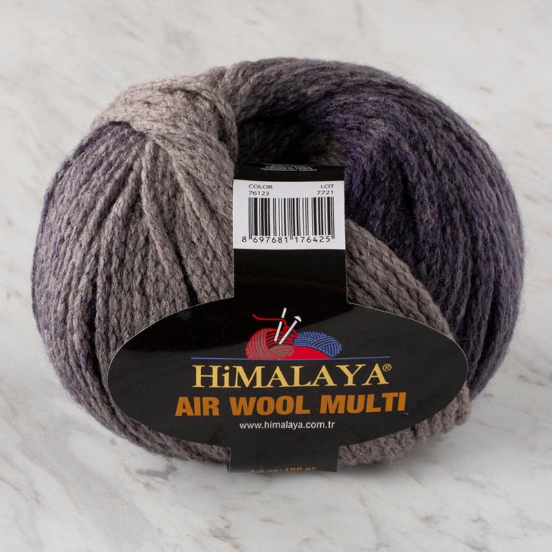 Himalaya Air Wool Multi Yarn, Variegated – 76123