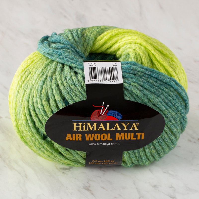 Himalaya Air Wool Multi Yarn, Variegated – 76125