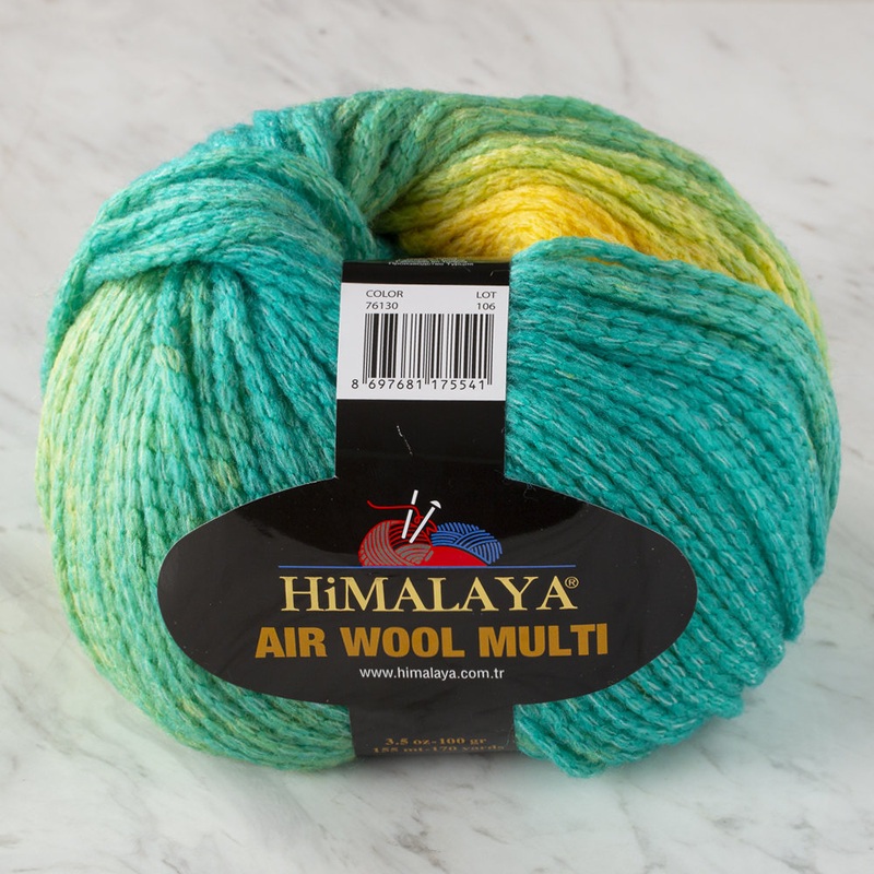 Himalaya Air Wool Multi Yarn, Variegated – 76130
