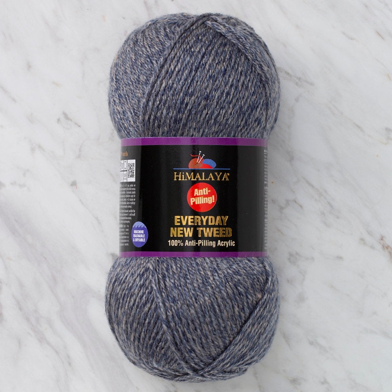 Himalaya Everyday New Tweed Yarn, Blue – 75121