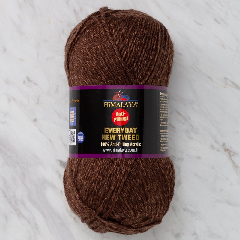 Himalaya Everyday New Tweed Yarn, Brown – 75110