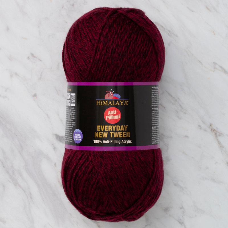 Himalaya Everyday New Tweed Yarn, Claret – 75117