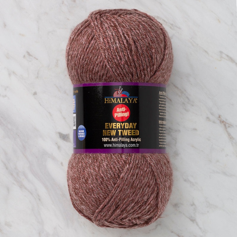 Himalaya Everyday New Tweed Yarn, Dusty Rose – 75120