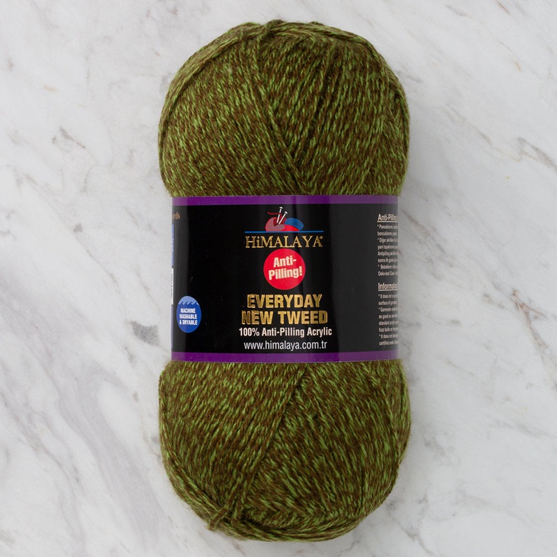 Himalaya Everyday New Tweed Yarn, Green – 75106