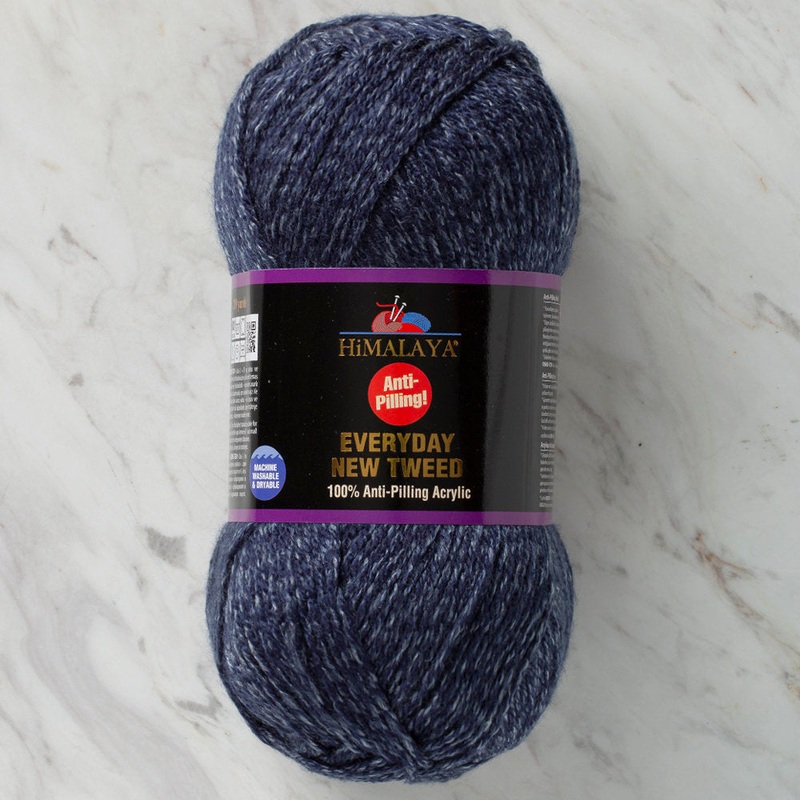 Himalaya Everyday New Tweed Yarn, Navy – 75109
