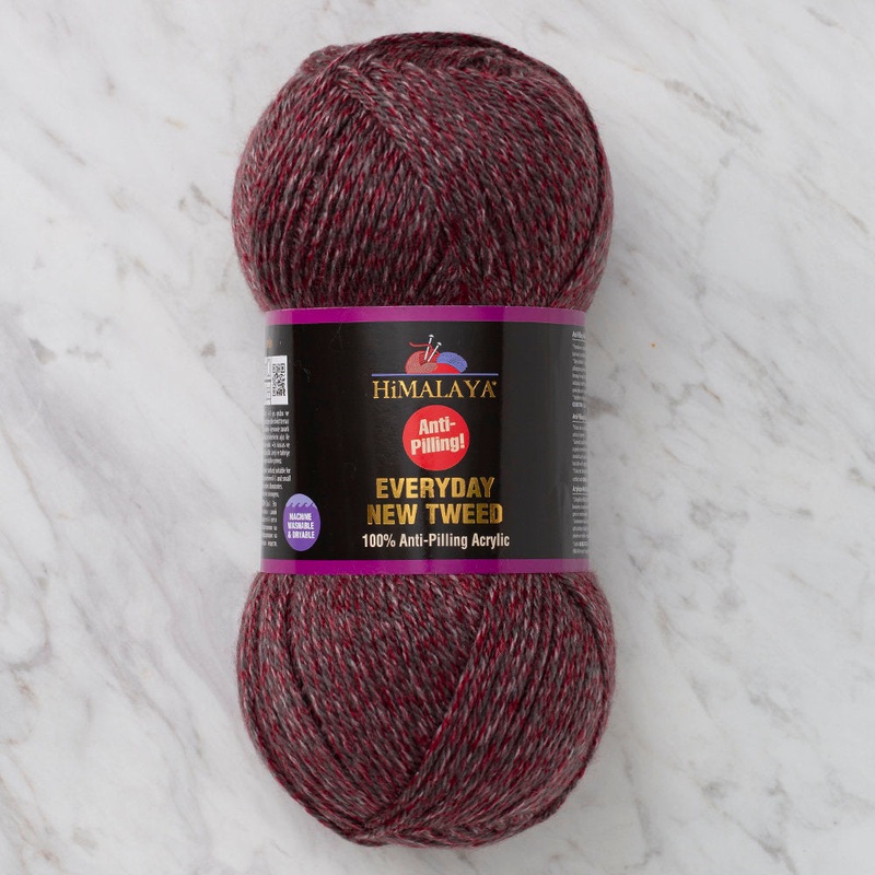 Himalaya Everyday New Tweed Yarn, Plum – 75119