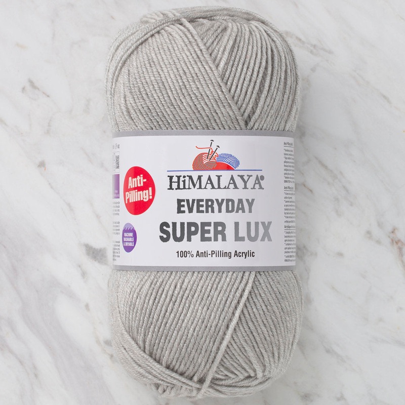 Himalaya Everyday Super Lux Yarn, Light Grey – 73427