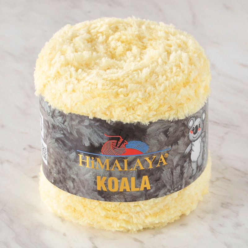Himalaya Koala Chenille Baby Yarn, Light Yellow – 75723