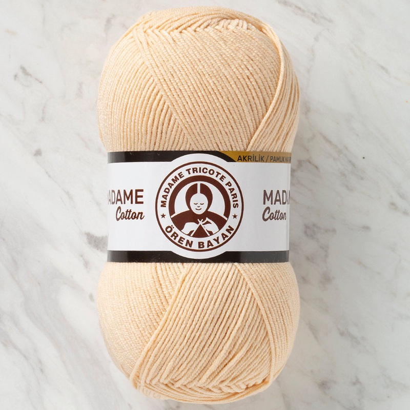 Madame Tricote Paris Madame Cotton Yarn, Cream – 029
