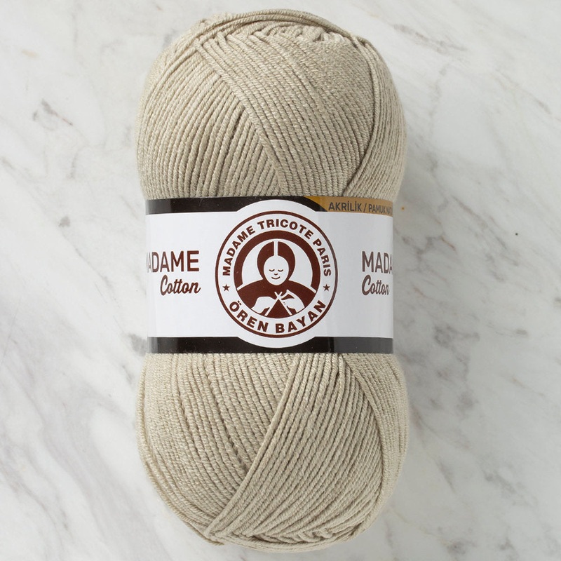 Madame Tricote Paris Madame Cotton Yarn, Light Green – 020
