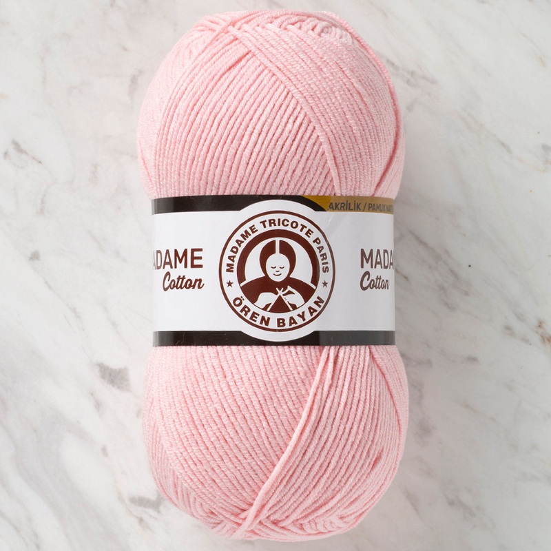 Madame Tricote Paris Madame Cotton Yarn, Pink – 033