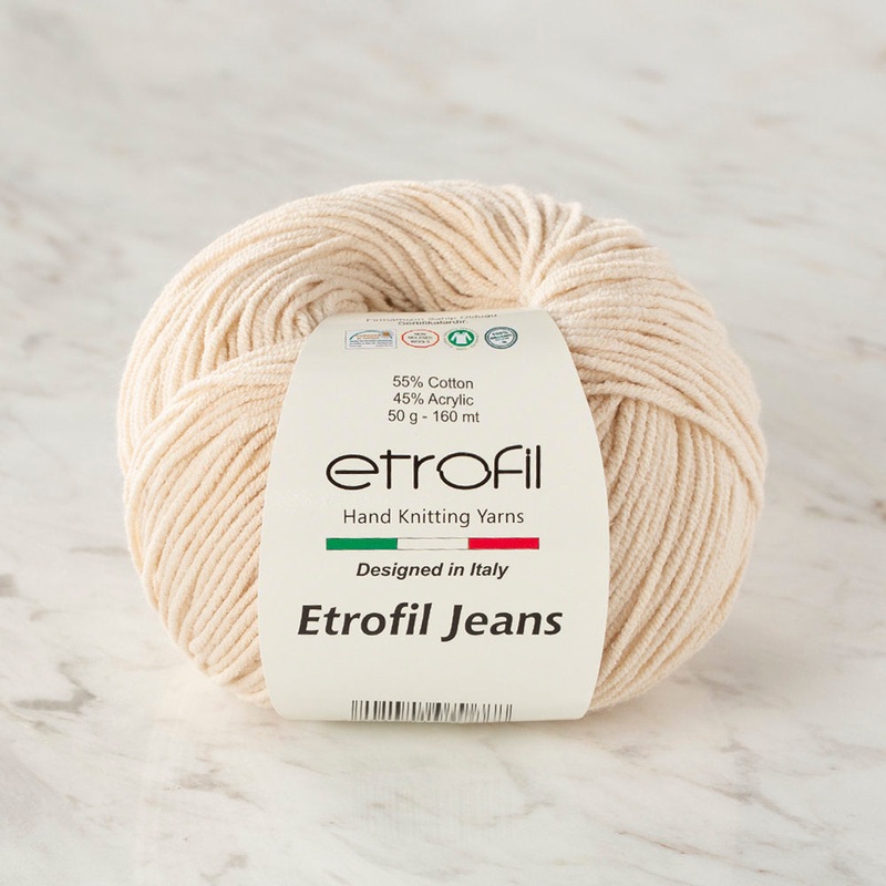Etrofil Jeans Knitting Yarn, Beige – 070