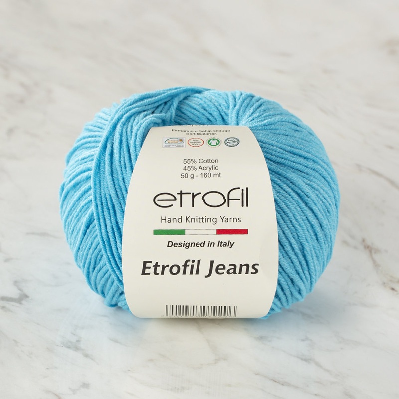 Etrofil Jeans Knitting Yarn, Blue – 021