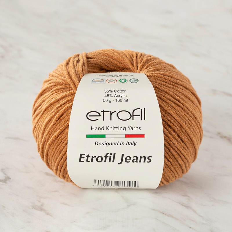 Etrofil Jeans Knitting Yarn, Light Brown – 059