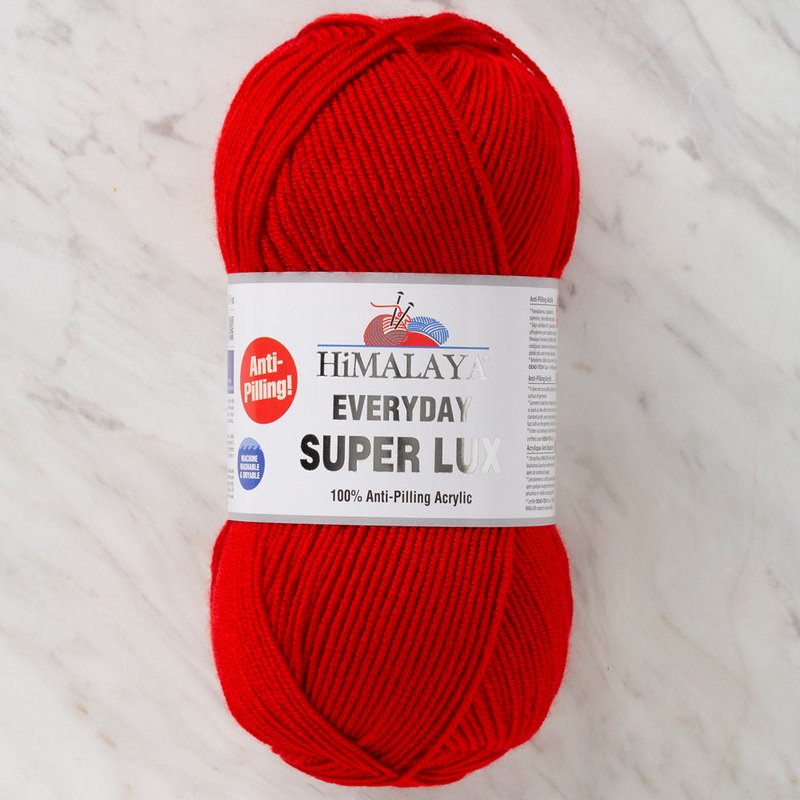 Himalaya Everyday Super Lux Yarn, Red – 73434