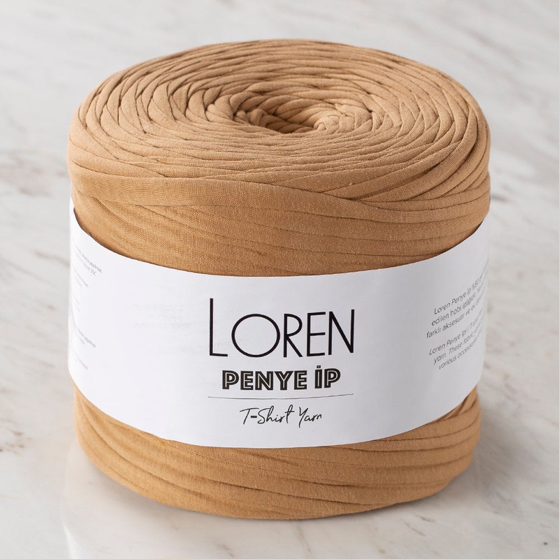 Loren T-shirt Yarn, Beige – 28