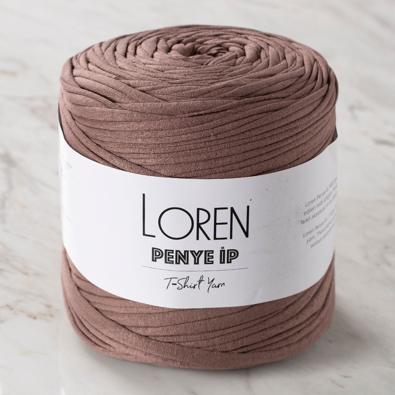Loren T-shirt Yarn, Dark Beige – 38