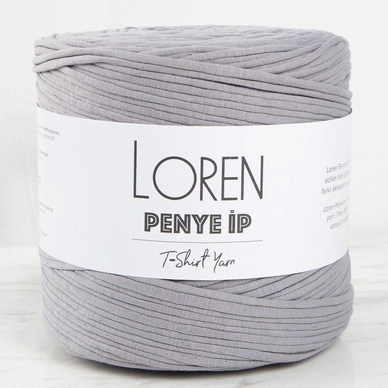 Loren T-shirt Yarn, Grey – 26