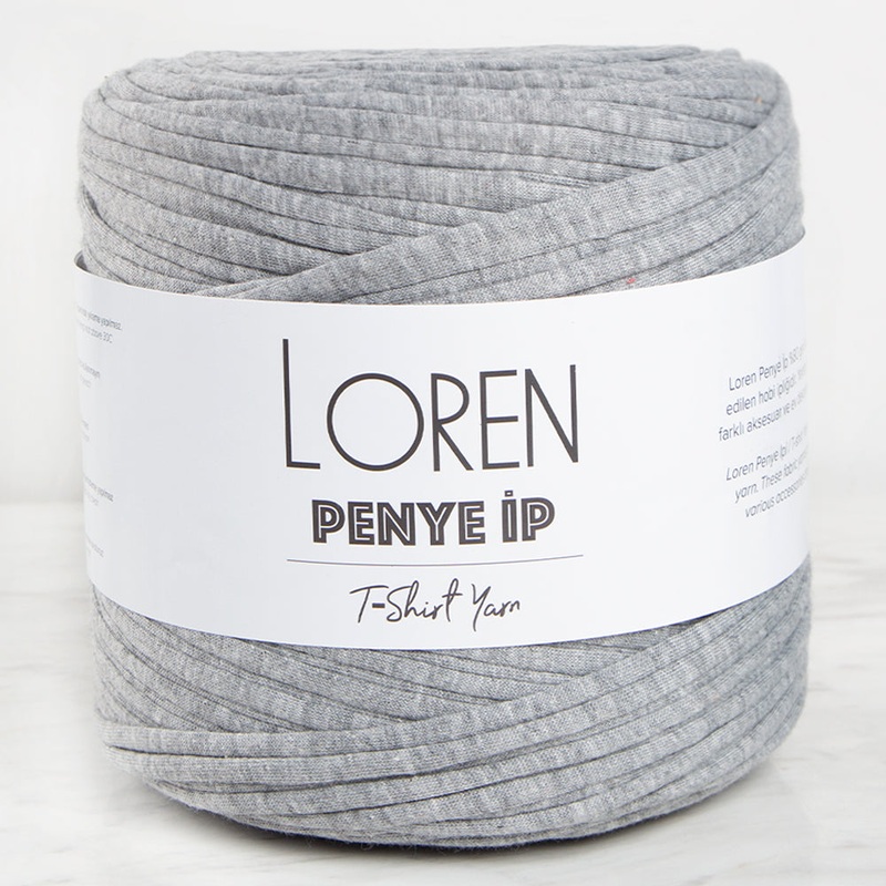 Loren T-shirt Yarn, Heather Grey – 10