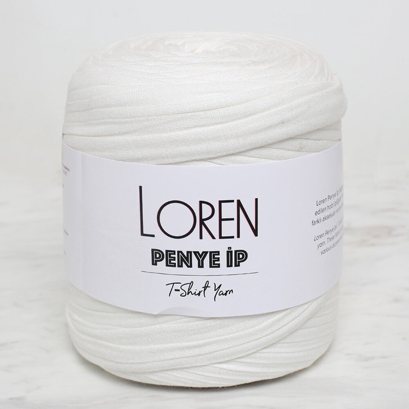 Loren T-Shirt Yarn, Light Cream – 43