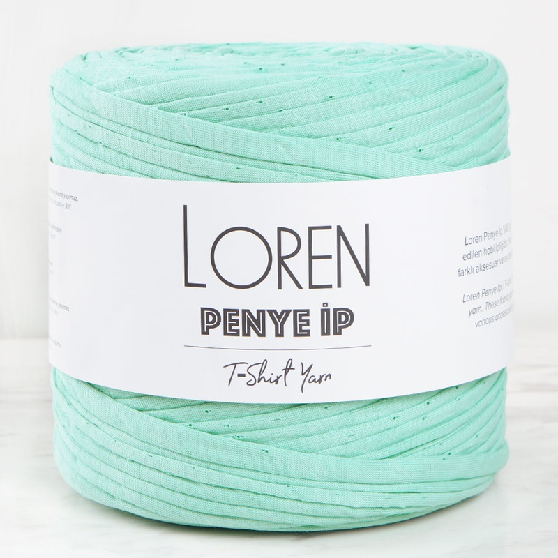Loren T-shirt Yarn, Mint – 8