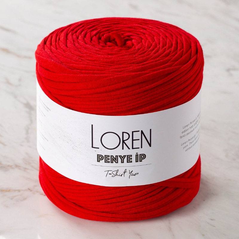 Loren T-shirt Yarn, Red – 11
