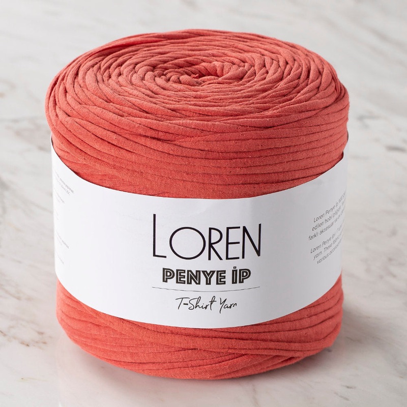 Loren T-shirt Yarn, Vermilion – 20