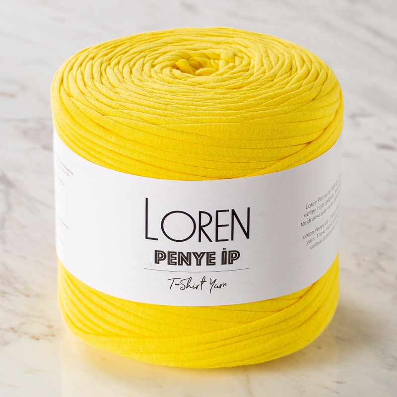 Loren T-shirt Yarn, Yellow – 7
