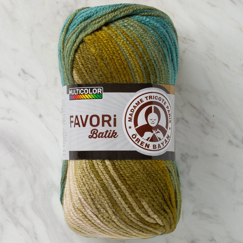 Madame Tricote Paris Favori Batik Knitting Yarn, Variegated – 905
