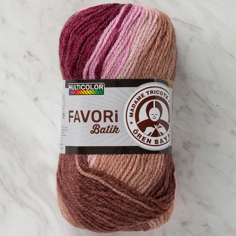 Madame Tricote Paris Favori Batik Knitting Yarn, Variegated – 906