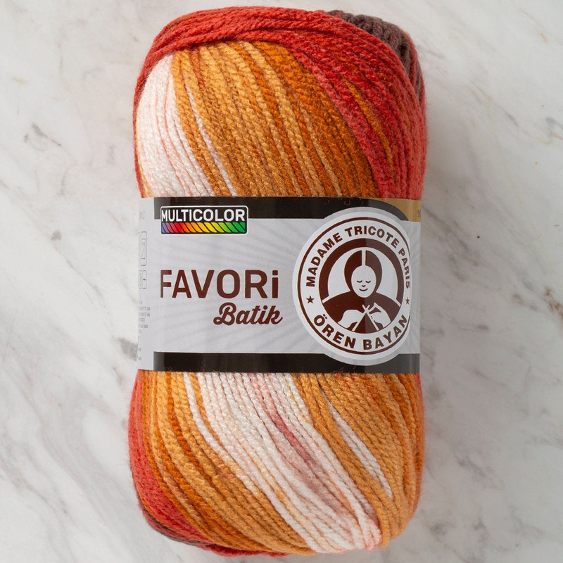 Madame Tricote Paris Favori Batik Knitting Yarn, Variegated – 907