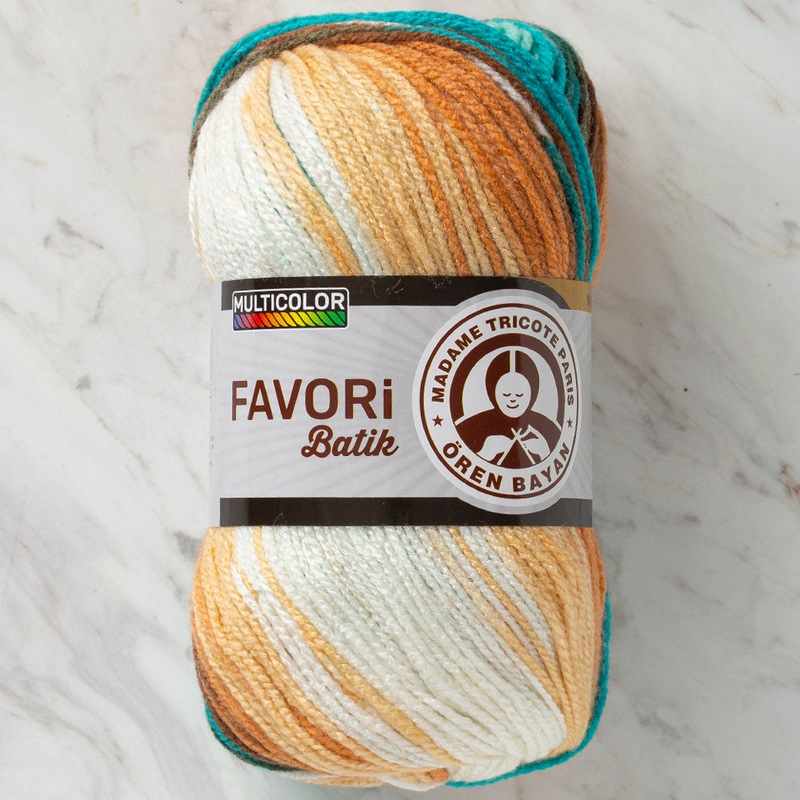Madame Tricote Paris Favori Batik Knitting Yarn, Variegated – 910
