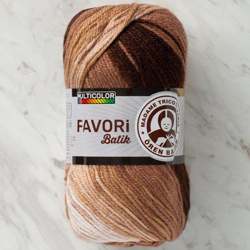 Madame Tricote Paris Favori Batik Knitting Yarn, Variegated – 911