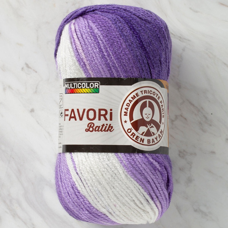 Madame Tricote Paris Favori Batik Knitting Yarn, Variegated – 912