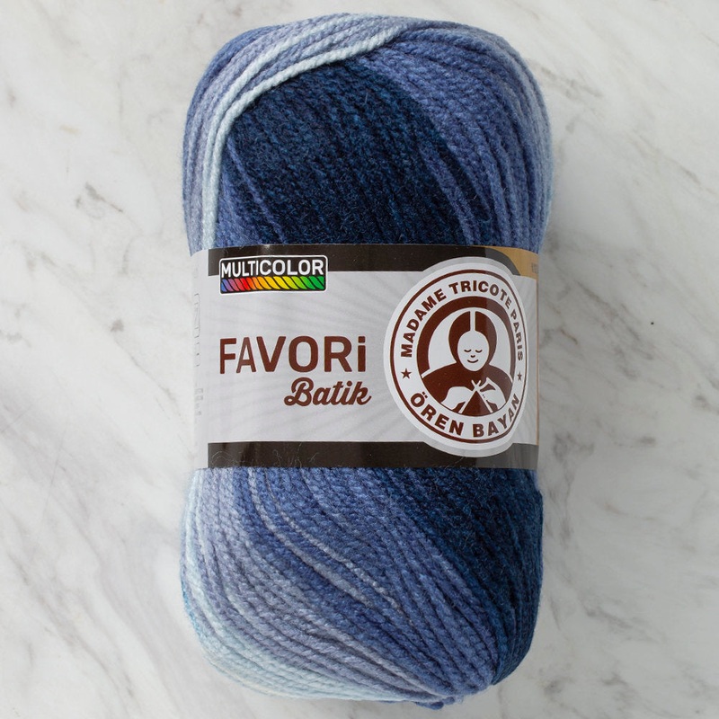 Madame Tricote Paris Favori Batik Knitting Yarn, Variegated – 913