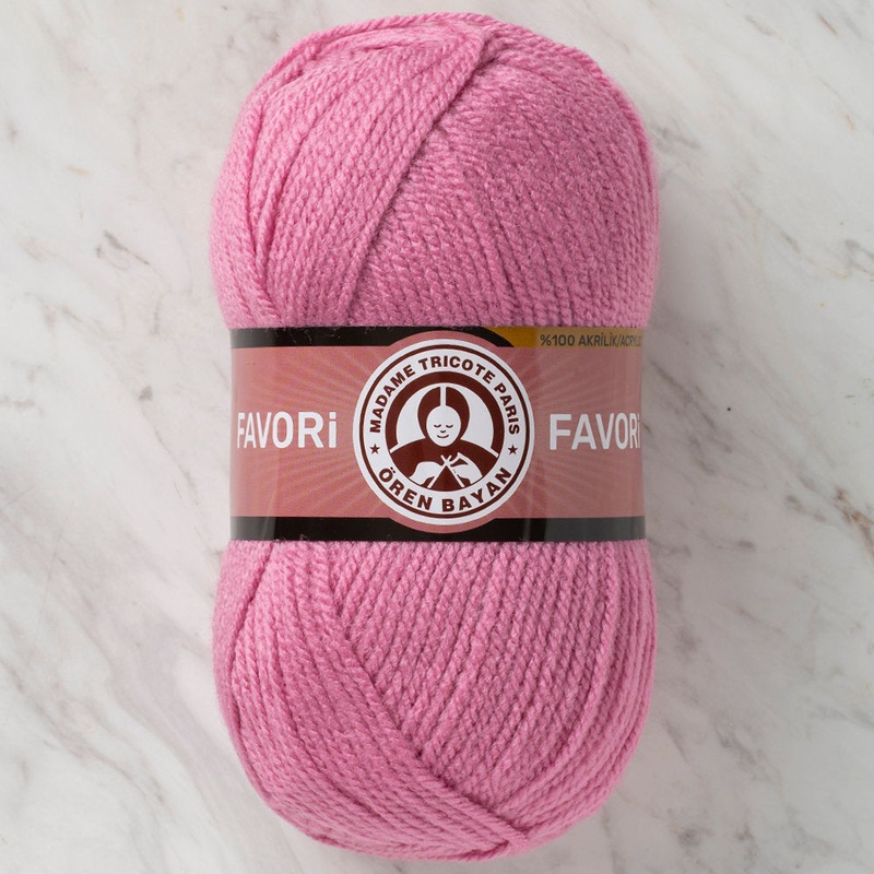 Madame Tricote Paris Favori Knitting Yarn, Dusty Rose – 049