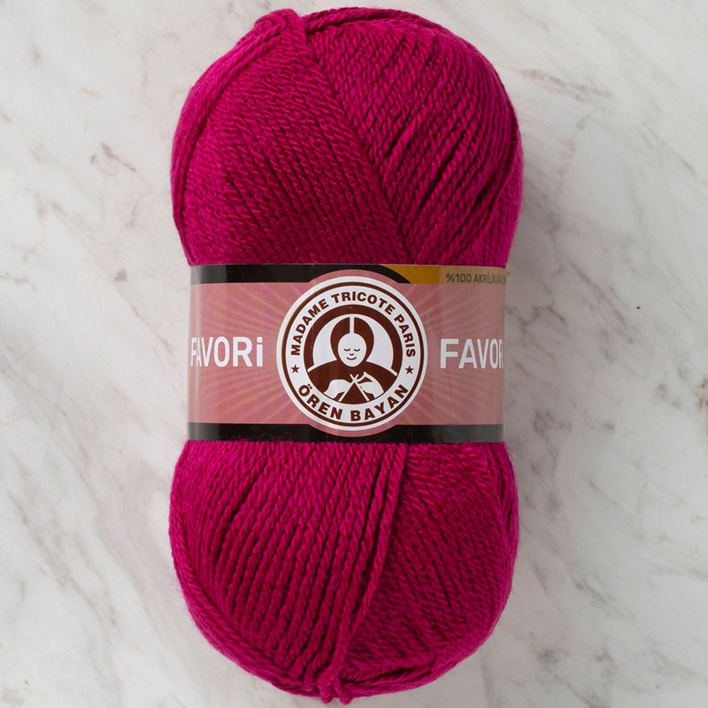 Madame Tricote Paris Favori Knitting Yarn, Fuchsia – 103