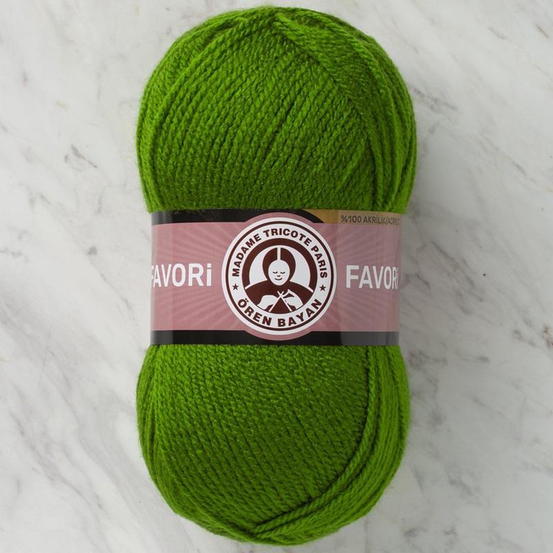 Madame Tricote Paris Favori Knitting Yarn, Green – 087