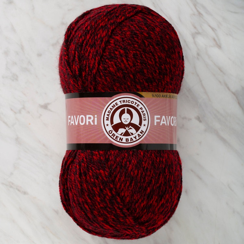 Madame Tricote Paris Favori Knitting Yarn, Heather Brown – 302