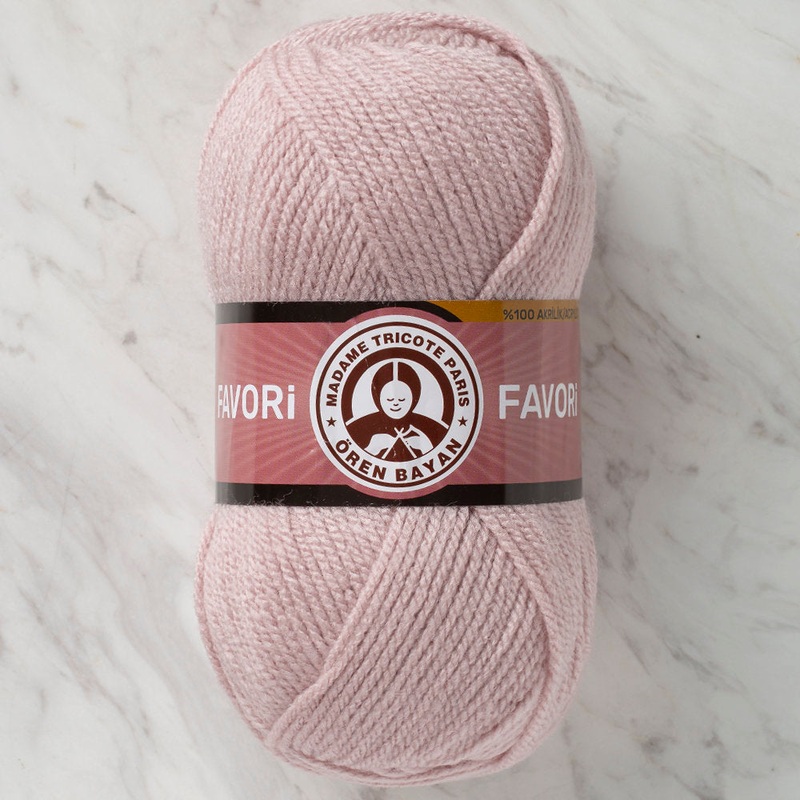 Madame Tricote Paris Favori Knitting Yarn, Light Pink – 118