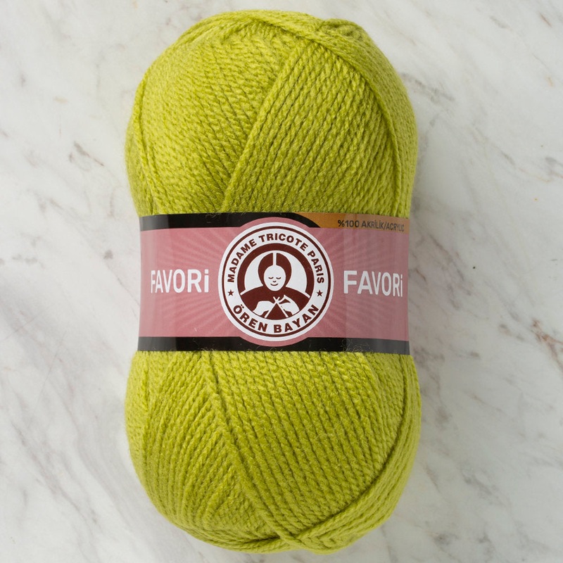 Madame Tricote Paris Favori Knitting Yarn, Pistachio Green – 065