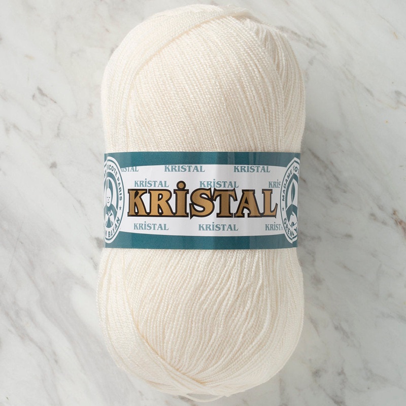 Madame Tricote Paris Kristal Yarn, Cream – 004