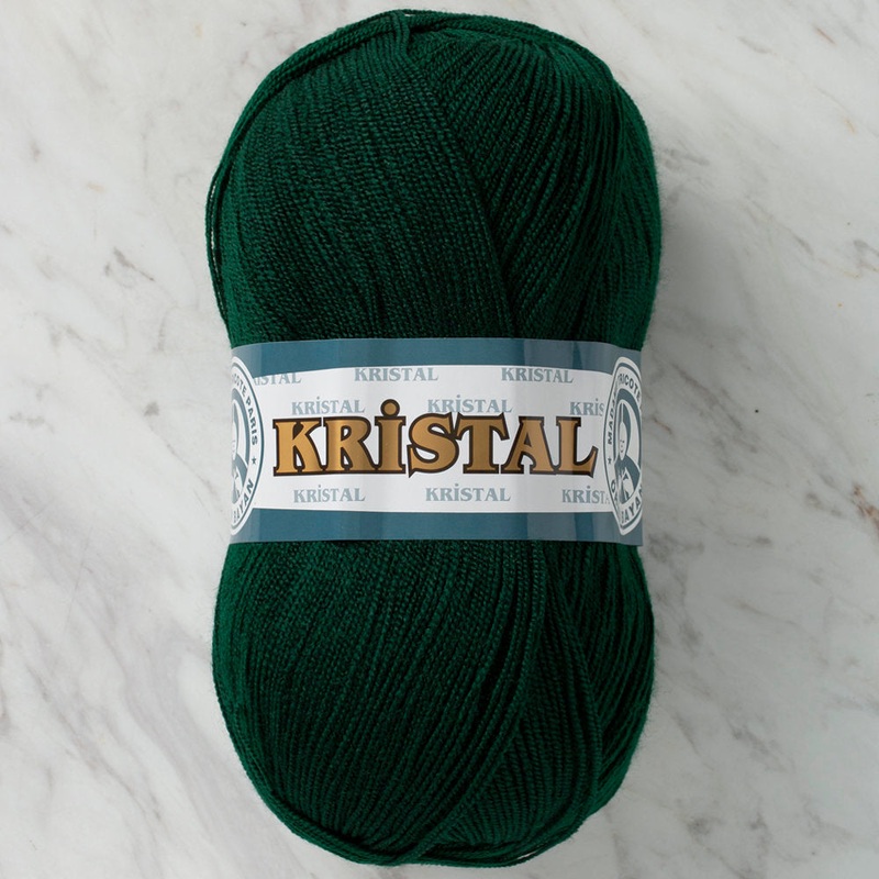 Madame Tricote Paris Kristal Yarn, Dark Green – 088